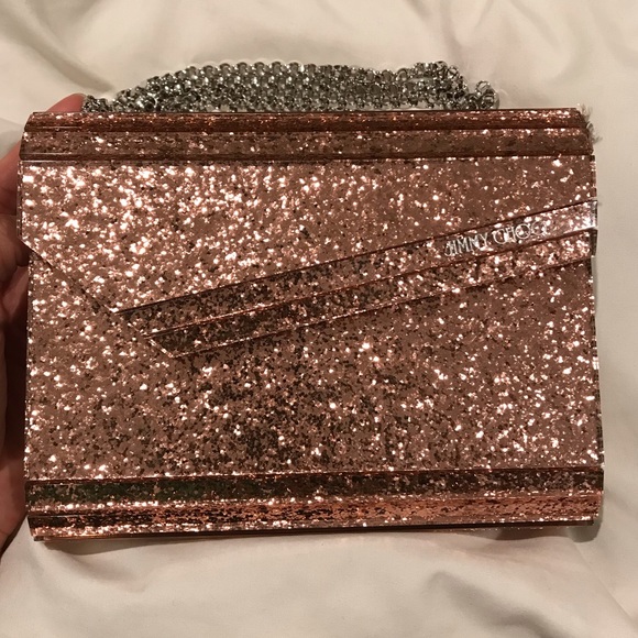 Jimmy Choo Handbags - Jimmy choo candy clutch, pink candy floss NEW